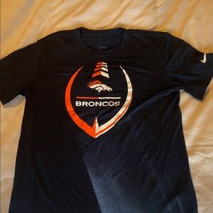Nike Black Broncos Short Sleeve Tee